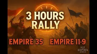 Empire 35 Faces Two Empires! Epic 3-Hour Rally in Desolate Desert! | Age of Empires Mobile
