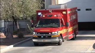 Las Vegas Fire & Rescue : Rescue 44 Responding Code 3