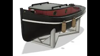 3d printed rc opduwer / little (dutch) tug boat - assembly video