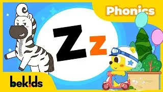 Letter Zz | zebra zoo zoom | Phonics Song | Learn ABC | Nursery Rhymes | Kids Songs | Animal Cartoon