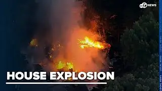 Prince William County house explodes as firefighters respond to gas leak