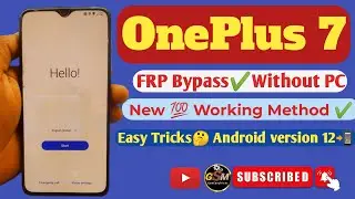 OnePlus 7 Frp Bypass 2025 without Pc💻| OnePlus 7 Frp bypass New method ✅2025 #GsmEasyTricks