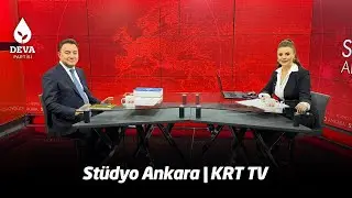 Genel Başkanımız Ali Babacan, KRT TV'de Stüdyo Ankara programına konuk oluyor