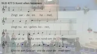 Komt allen tezamen - voorspel Wietse Meinardi en zingen met Friso Valkema trompet
