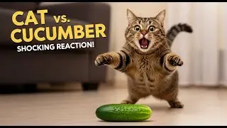 Cat VS Cucumber 😲 | Cat Gets Shocked While Eating Food! | Funny Cat Reactions Compilation