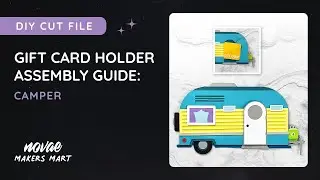 Camper Gift Card Holder SVG | DIY RV Travel Gift Card | Fun Adventure Greeting Craft