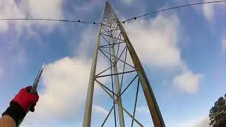 Antenna Replacement on 100 Foot Rohn 25G (Part 1)
