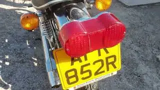 Suzuki GT500 Cold start