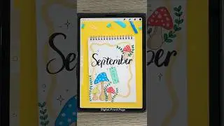 Aesthetic September Front Page 2025 🌟 #shorts #digitalfrontpage