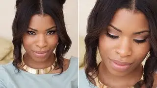 Sultry Eyes, Peachy Cheeks & Nude Lips | MAKEUP