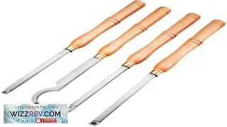 VEVOR Wood Turning Tools for Lathe 4 PCS Set Carbide Lathe Tools
