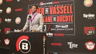 Phil Davis at the Bellator 186 Post-fight Press Conference