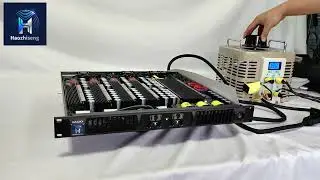 HA32K4 26800W Subwoofer Power Amplifier Automatic voltage selection 110V&220V test#poweramplifier