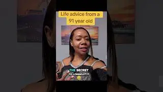 🗣️91 y/o GIVES SECRET TO LONGEVITY‼️ #encouragement #motivation #inspiration #youthempowerment #god