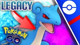 *MUST HAVE* Shadow Legacy Lapras TANK in GO Battle League for Pokemon GO || more shots fired part 2