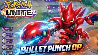 Pokemon unite scizor bullet punch op 🥵 #pokemonunite #scizor 
