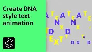 Tips & Tricks | Animating DNA style text in Cavalry.