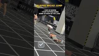 Burpee Broad Jump! #fitness #gym #exercise