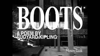 boots by rudyard kipling // visual poem