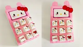 DIY Hello Kitty Pop-up Calculator | Easy Paper Crafts | Kids Diy crafts | Bettercrafts