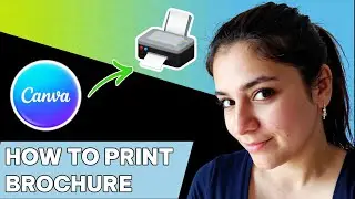 How to print brochure from Canva