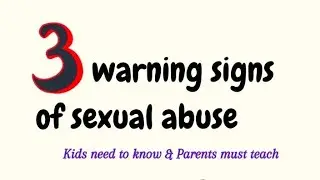 Three warning  signs of Sexual Abuse #G1Motivation #Threats #bribe