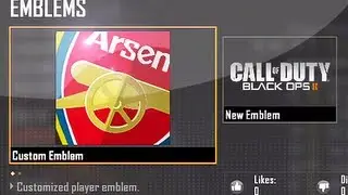 BO2 Emblem Attack - ARSENAL BADGE! | by ED QJap