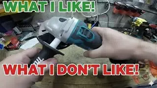 Бесщёточная угловая шлифовальная машина Makita DGA504Z 18V LXT 125 мм. Распаковка, тестирование и...