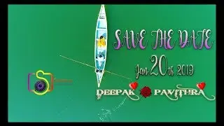 Save The Date Deepak+Pavithra | Sparsha Photography | Creative wedding maker | Prewedding shoot |