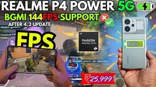REALME P4 POWER 5G: BGMI 4.2 Ultra Smooth Gameplay! ⚡ 120FPS + Zero Heating! 🧊 iPhone Killer?