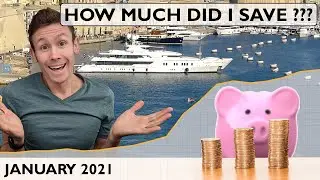 YACHT CREW SAVINGS REPORT, JANUARY 2021 | How Much Of My Super Yacht Crew Pay Did I Save???