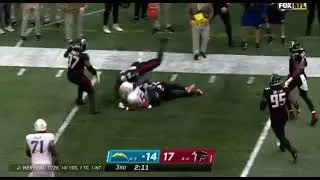 Falcons with a huge stop on third down￼