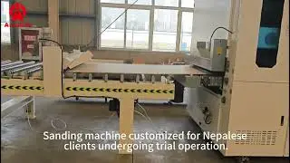 Performance Test! 🇳🇵 Custom Sanding Line for Nepal undergoing Final Trials.