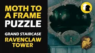 Hogwarts Legacy Ravenclaw Tower Moth to Frame Puzzle in Grand Staircase Solution