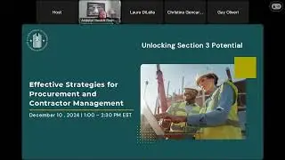 Unlocking Section 3 Potential: Strategies for Procurement and Management - Audio Description