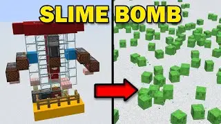 I made the SLIME NUKE possible in SURVIVAL MINECRAFT