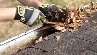 Easiest Gutter Guard Leaf Filter Stops Clogs