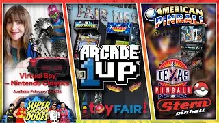 Arcade1Up NY Toy Fair, Stern Pinball, American Pinball, Virtual Boy & Masters Of The Universe!