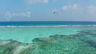 Maldives Drone Footage - Maldives Beach and Sandbanks on a Sunny Day