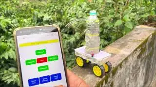 How to make smartphone controlled fire fighting robot car