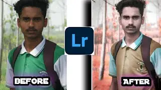 How to Edit MOODY Red in Lightroom Mobile // Dark Red Color Toning Effect in Lightroom || 3D image 😀