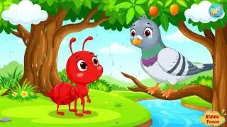 The Ant and the Pigeon  | Kids Moral Story | Bedtime Story For Kids