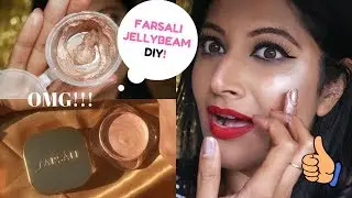 DIY JELLY BEAM BY FARSALI | MOST PIGMENTED JELLY HIGHLIGHTER EVER MADE IN 5 MINUTES | Affordable