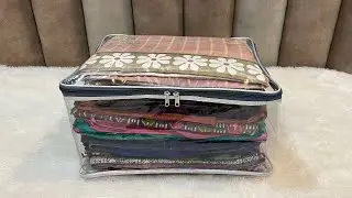 ✅📤🤯Transparent #saree#cover More sturdy and high clarity Capacity- 10-11 Units#shortvideo#monitiz📤✅