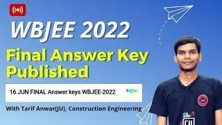 WBJEE 2022 Final Answer Key Published | Latest Update |