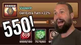 550 VIO RUNE CRAFTS! (summoners war)