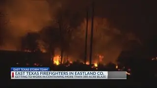 East Texas Firefighters assist with massive wildfires in West Texas
