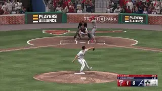 MLB The Show 24 Franchise Mode 2024 Postseason #1 Phillies @ Braves(part 1)