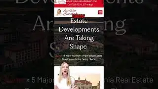 Northern Virginia&rsquo;s future starts now  5 real estate projects transforming Fairfax to Rosslyn#shorts