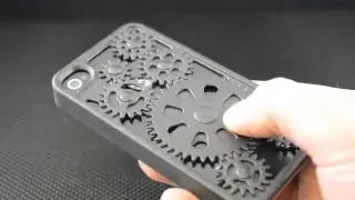 Carbon Fibre 3D Printed Case for iPhone 4